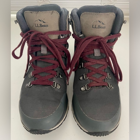 LL Bean Women’s Alpine Hiking Boots Model 507250 Grey Size 7.5 - Picture 5 of 11